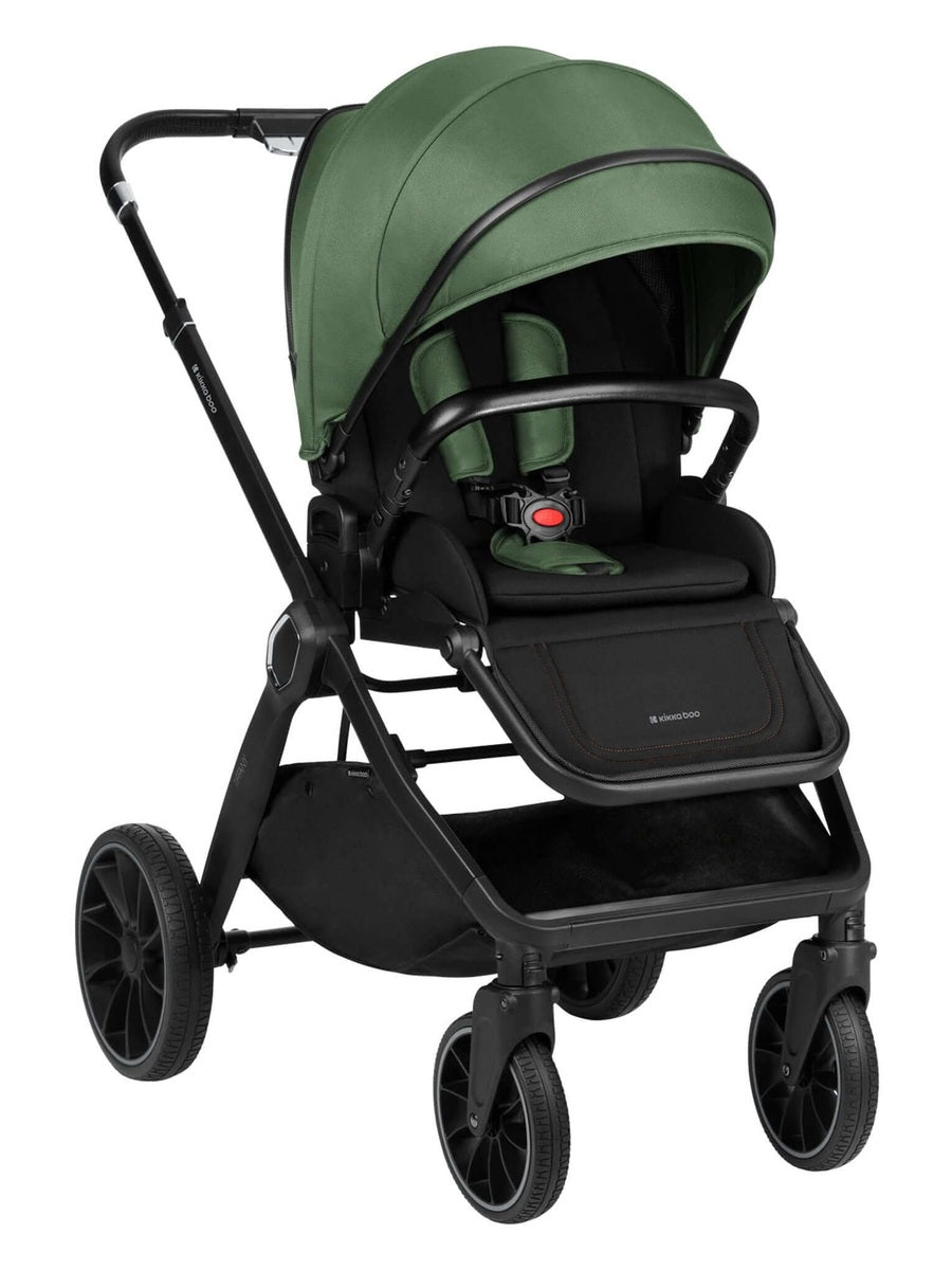 KikkaBoo Tiffany Stroller 2in1 with carrycot Army Green 2024 KikkaBoo Mama's Joy