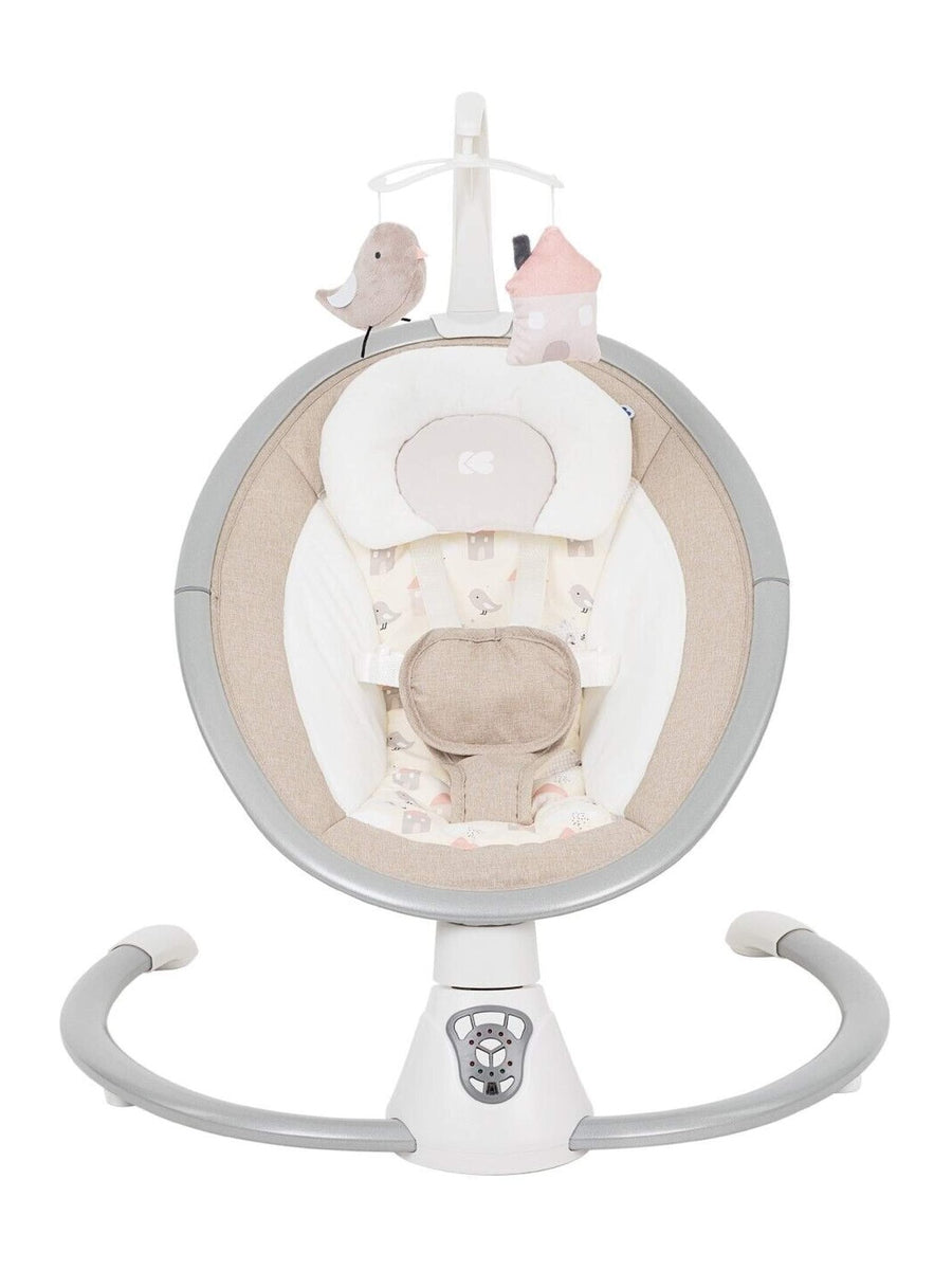 KikkaBoo Twiddle Electrical Side-to-Side for Baby Portable Swing - Beige KikkaBoo Mama's Joy