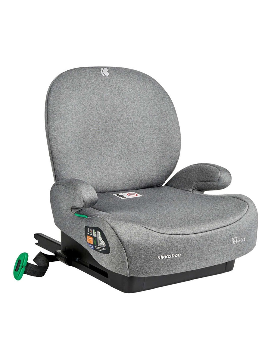 KikkaBoo i-Boost i-Size Car seat ISOFIX 125-150 cm Light Grey KikkaBoo Mama's Joy