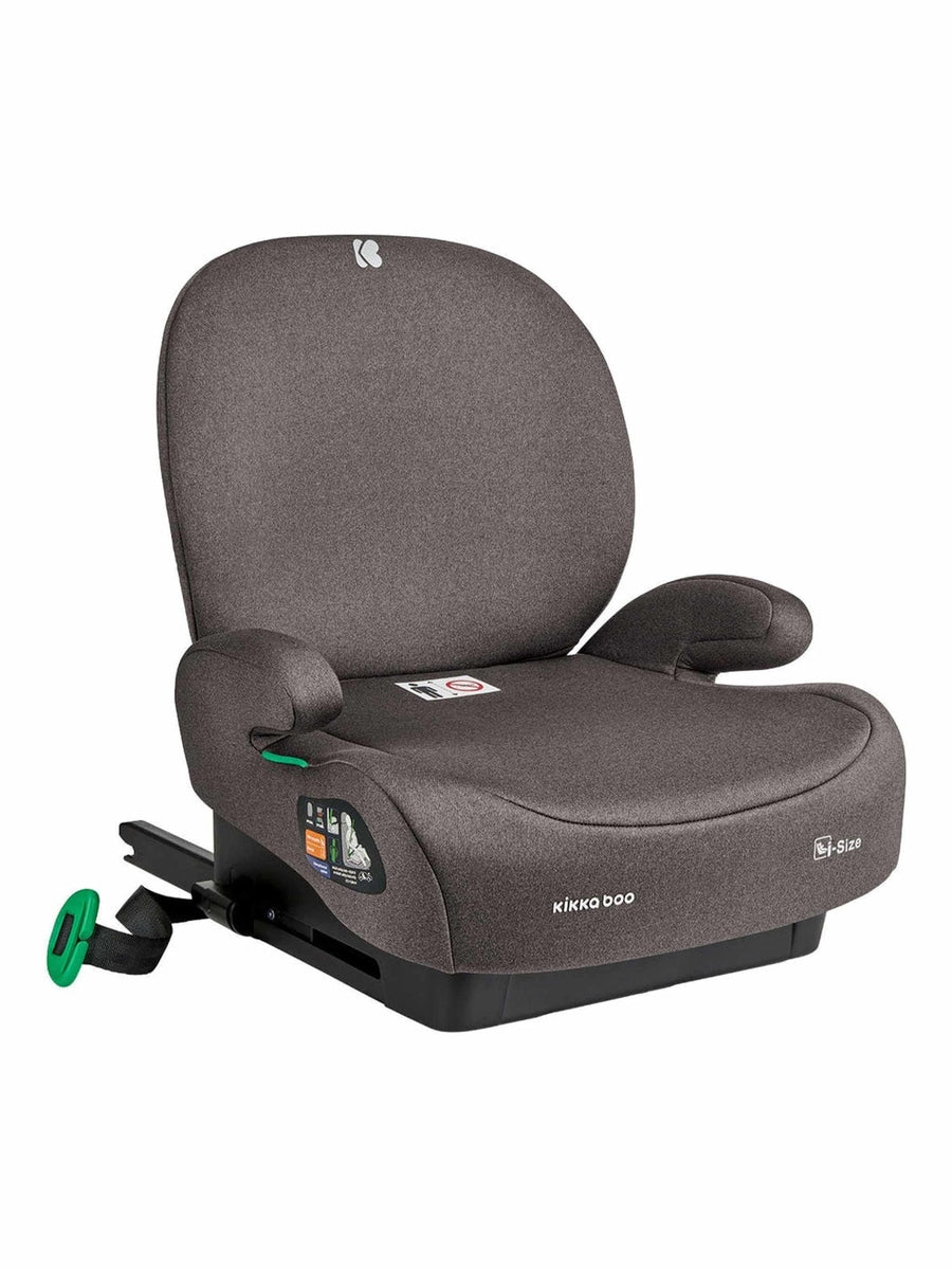 KikkaBoo i-Boost i-Size Car seat ISOFIX 125-150 cm Brown KikkaBoo Mama's Joy