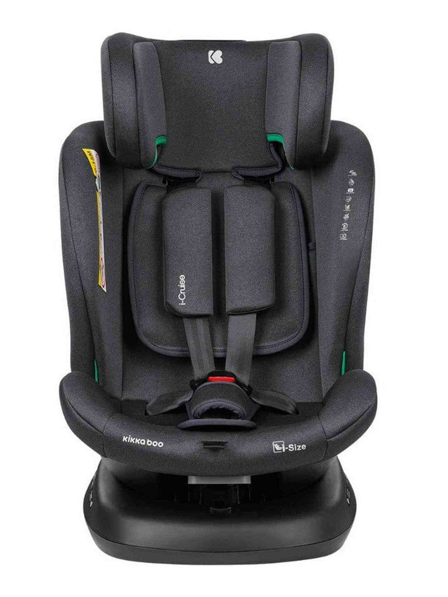 KikkaBoo i-Cruise Car Seat 40-150 cm i-Size ISOFIX Dark Grey KikkaBoo Mama's Joy