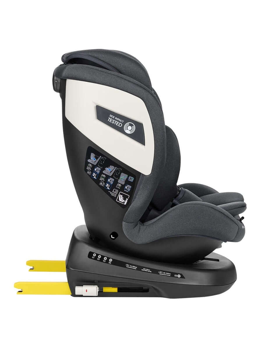 KikkaBoo i-Cruise Car Seat 40-150 cm i-Size ISOFIX Dark Grey KikkaBoo Mama's Joy