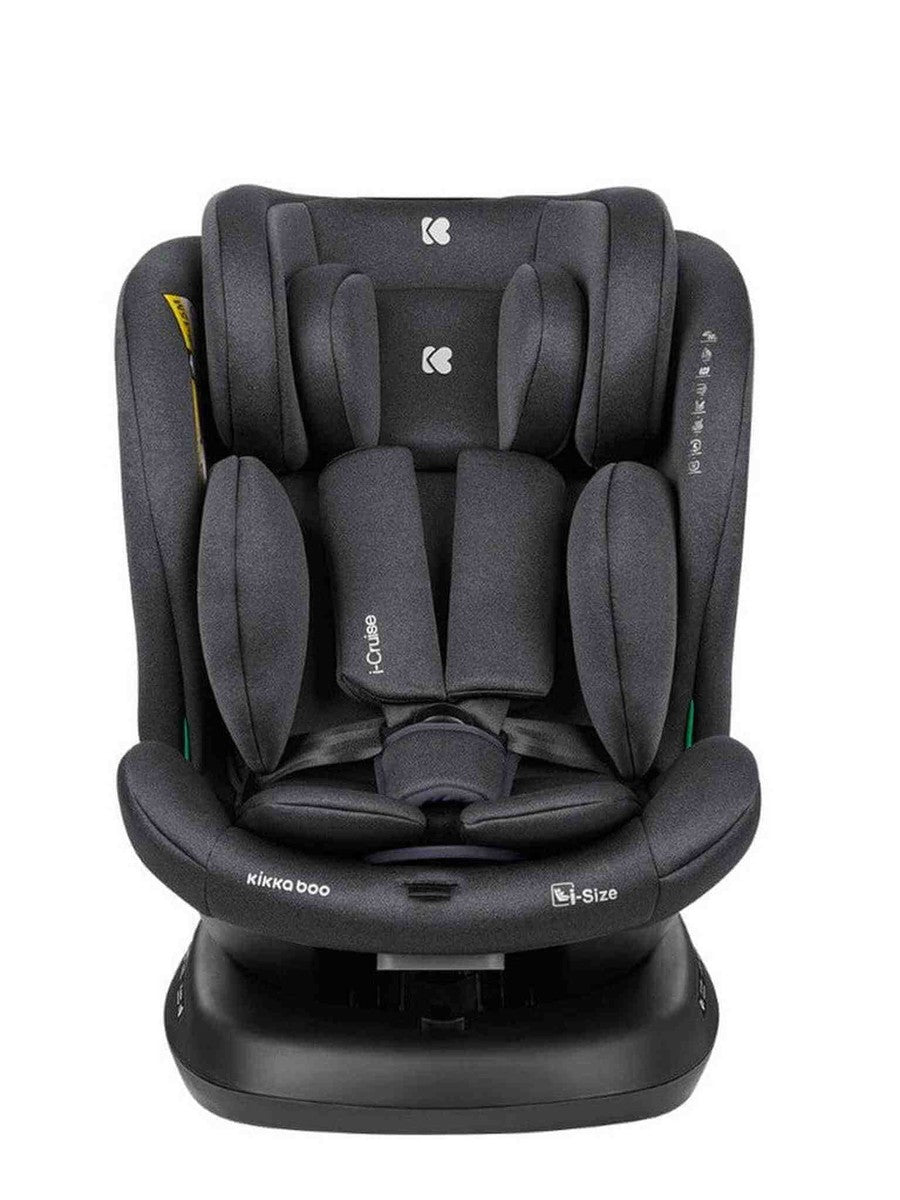 KikkaBoo i-Cruise Car Seat 40-150 cm i-Size ISOFIX Dark Grey KikkaBoo Mama's Joy