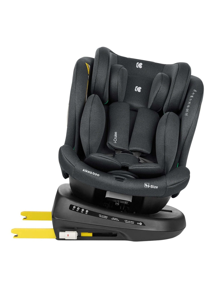 KikkaBoo i-Cruise Car Seat 40-150 cm i-Size ISOFIX Dark Grey KikkaBoo Mama's Joy
