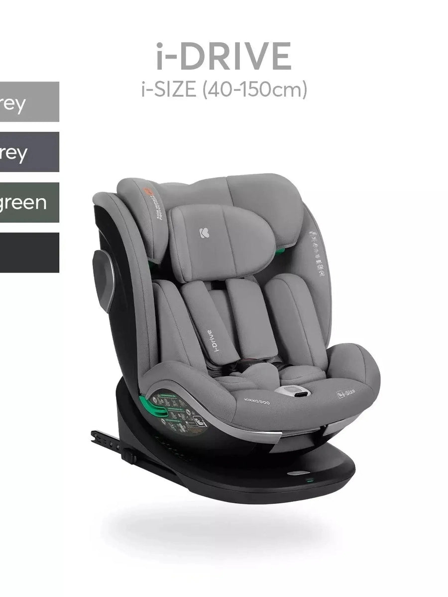 KikkaBoo i-Drive 360° Rotating Baby Child Car Seat i-Size ISOFIX 40-150 cm Black KikkaBoo Mama's Joy