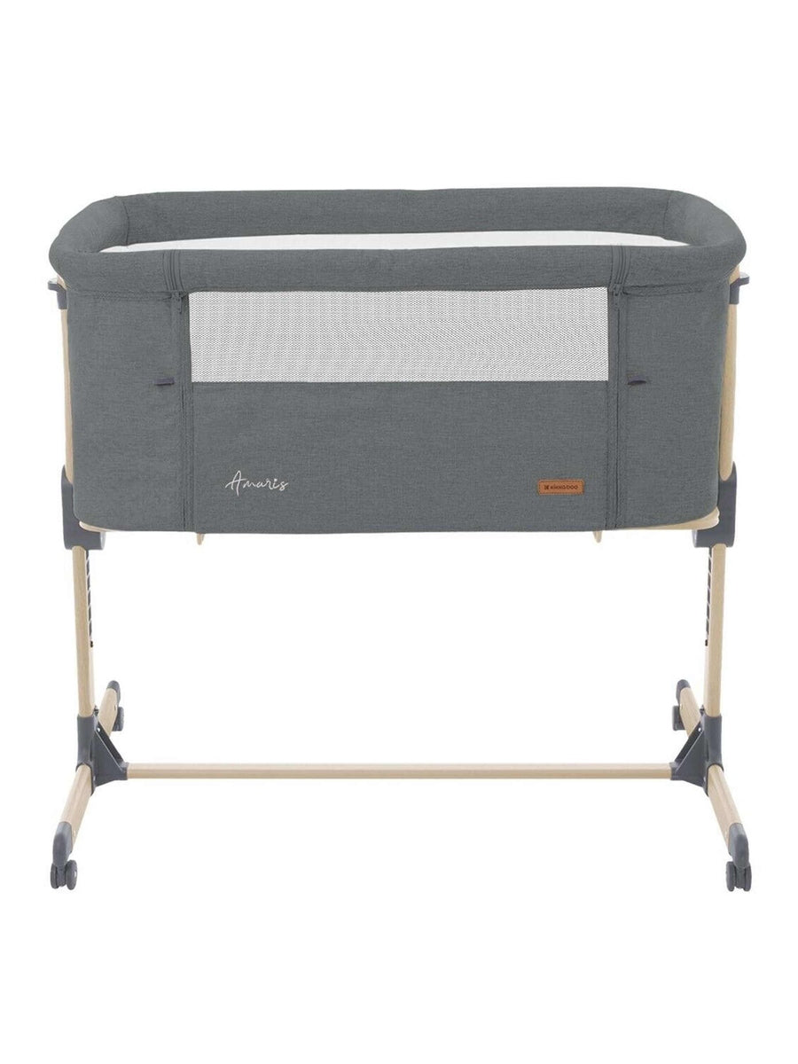 Kikkaboo Amaris Baby Bedside Crib Cot Anti-Reflux Positioning Soft Mattress - Dark Grey KikkaBoo Mama's Joy