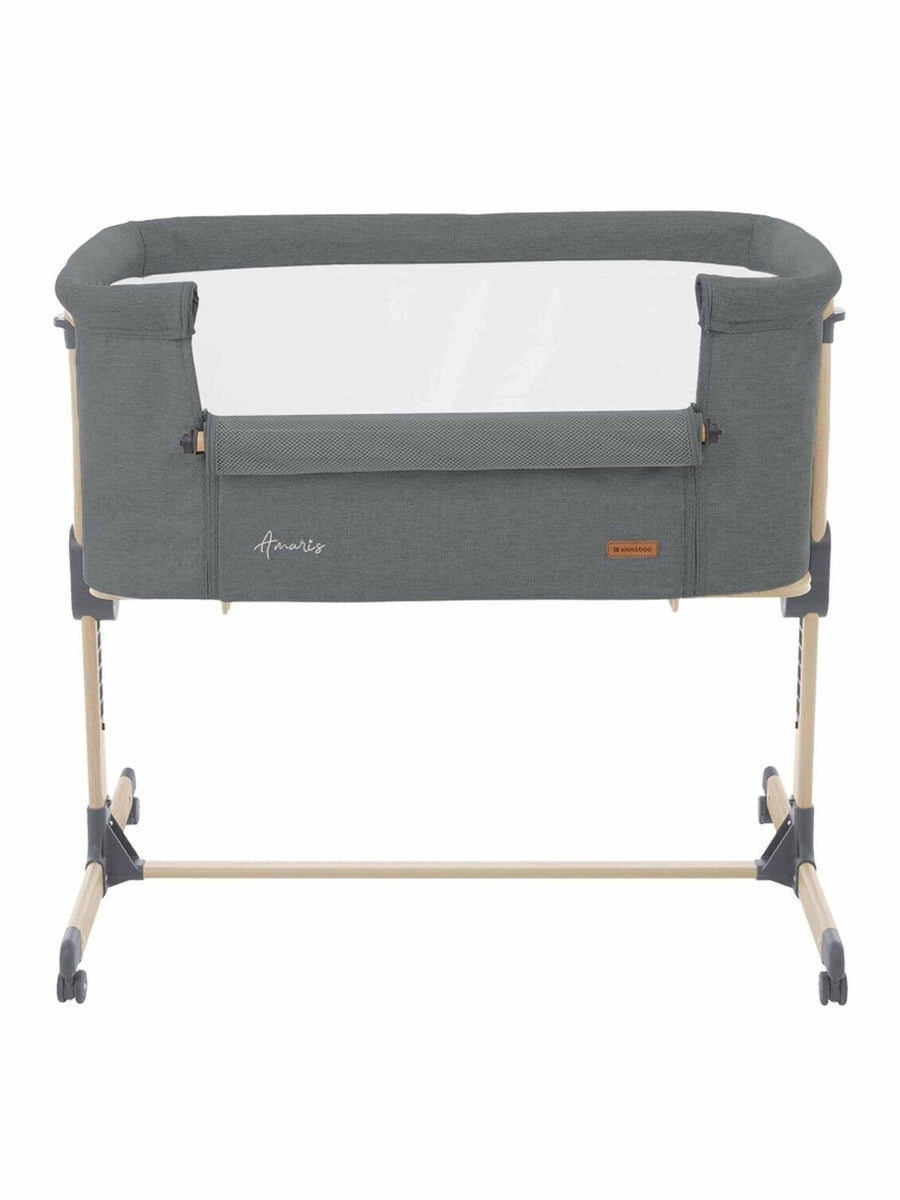 Kikkaboo Amaris Baby Bedside Crib Cot Anti-Reflux Positioning Soft Mattress - Dark Grey KikkaBoo Mama's Joy