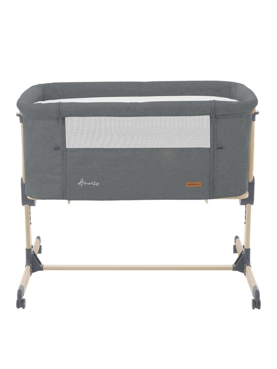 Kikkaboo Amaris Baby Bedside Crib Cot Anti-Reflux Positioning Soft Mattress - Dark Grey KikkaBoo Mama's Joy