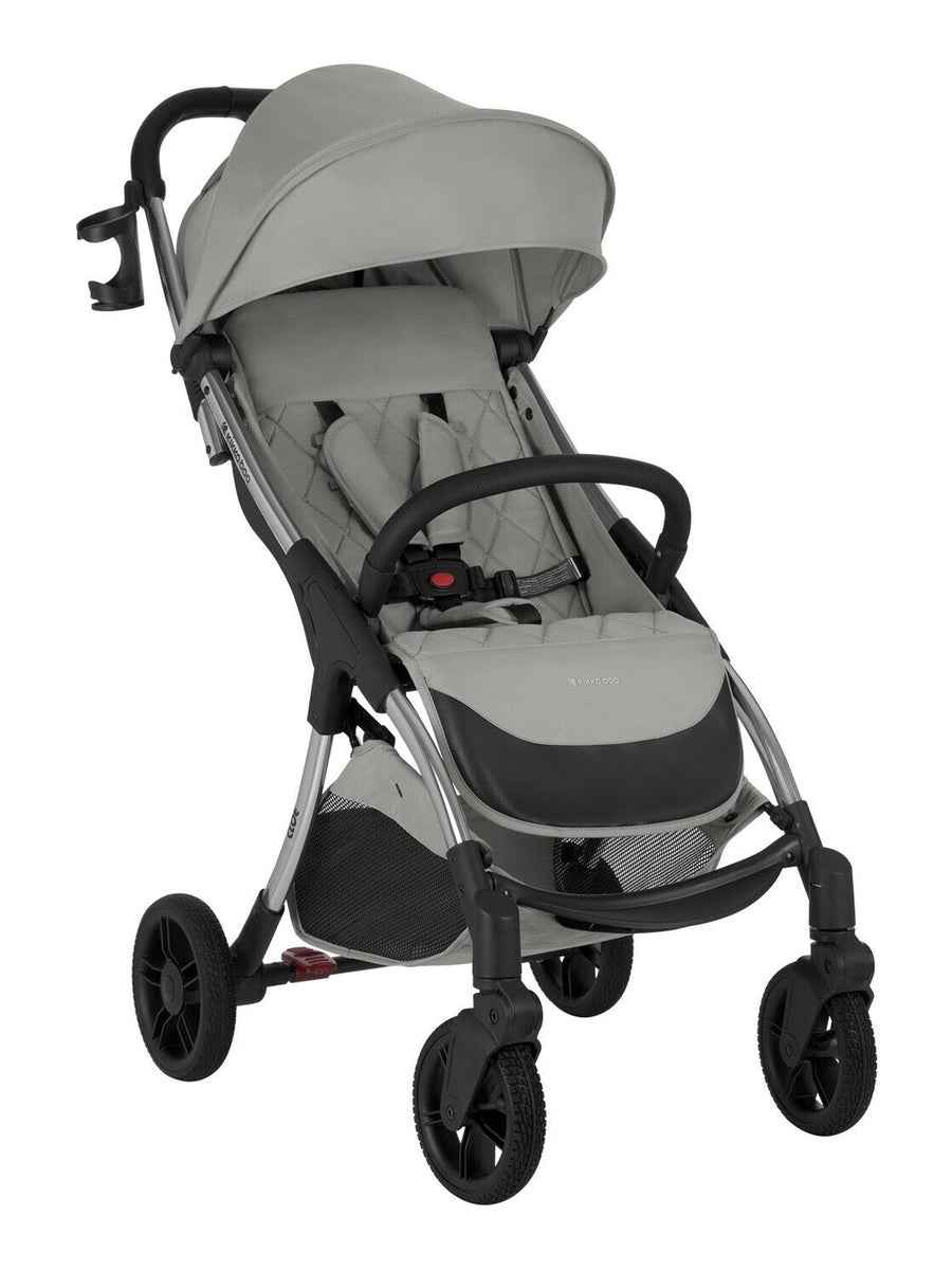 Kikkaboo Baby Stroller Pushchair Cloe Cabin-Approved from Birth to 22kg Grey KikkaBoo Mama's Joy