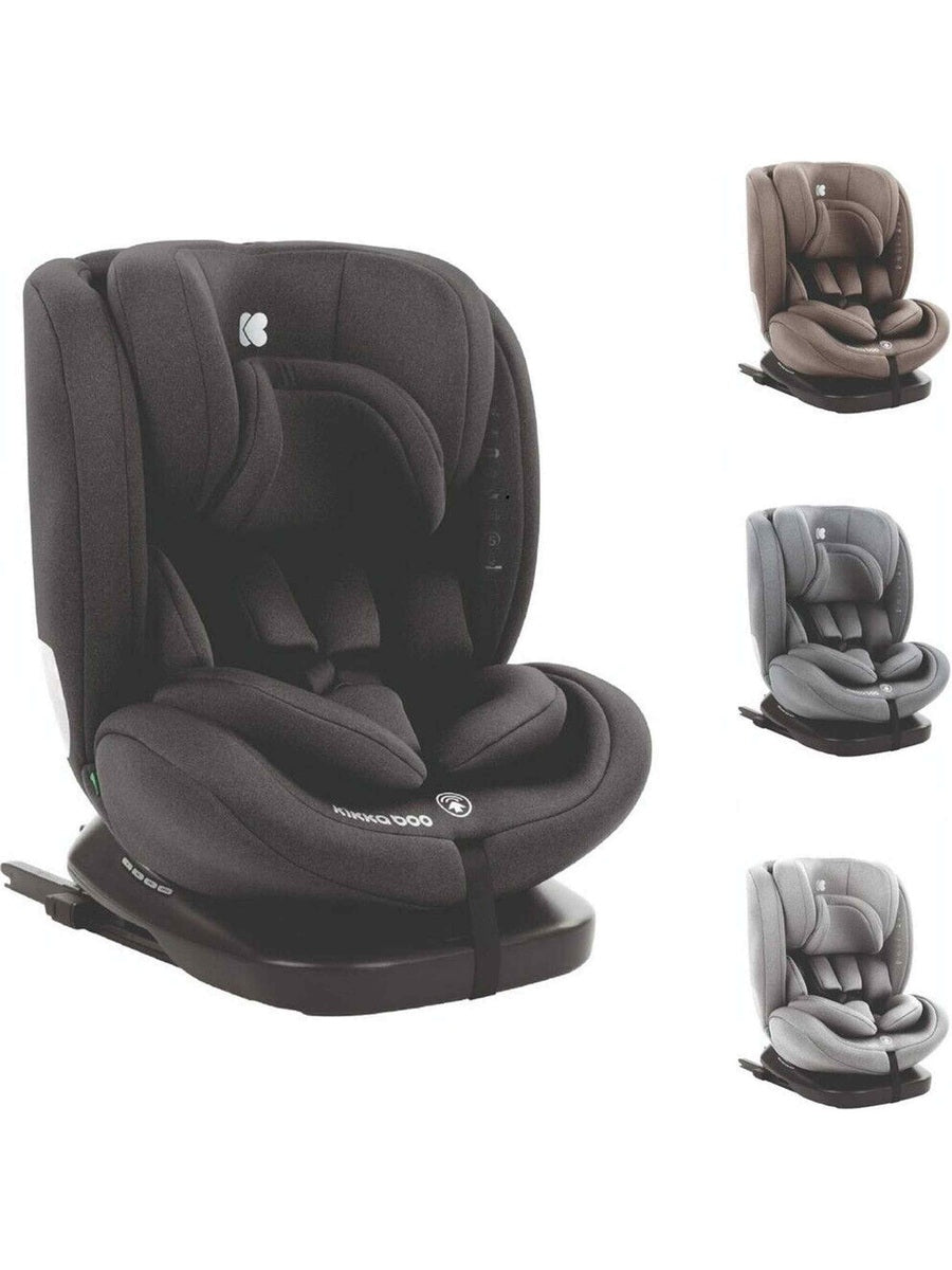 Kikkaboo Child Car Seat i-Comfort i-Size 40-150cm Isofix Top-Tether 360° Black KikkaBoo Mama's Joy