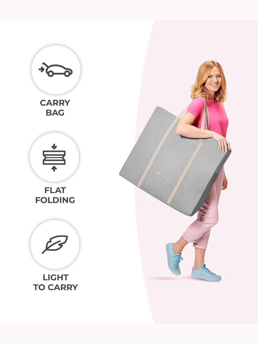 Kinderkraft Baby Crib 3 in 1 LOVI Cradle Travel Cot Rocker Portable - Grey Kinderkraft Mama's Joy