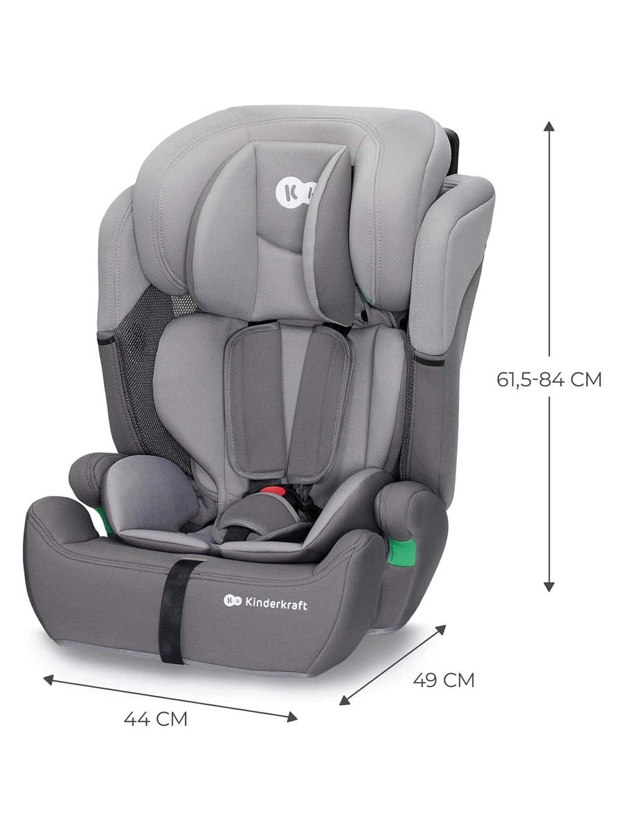 Kinderkraft Comfort Up i-Size Safety Car Seat Booster from 15Months- 12Years, Grey Kinderkraft Mama's Joy