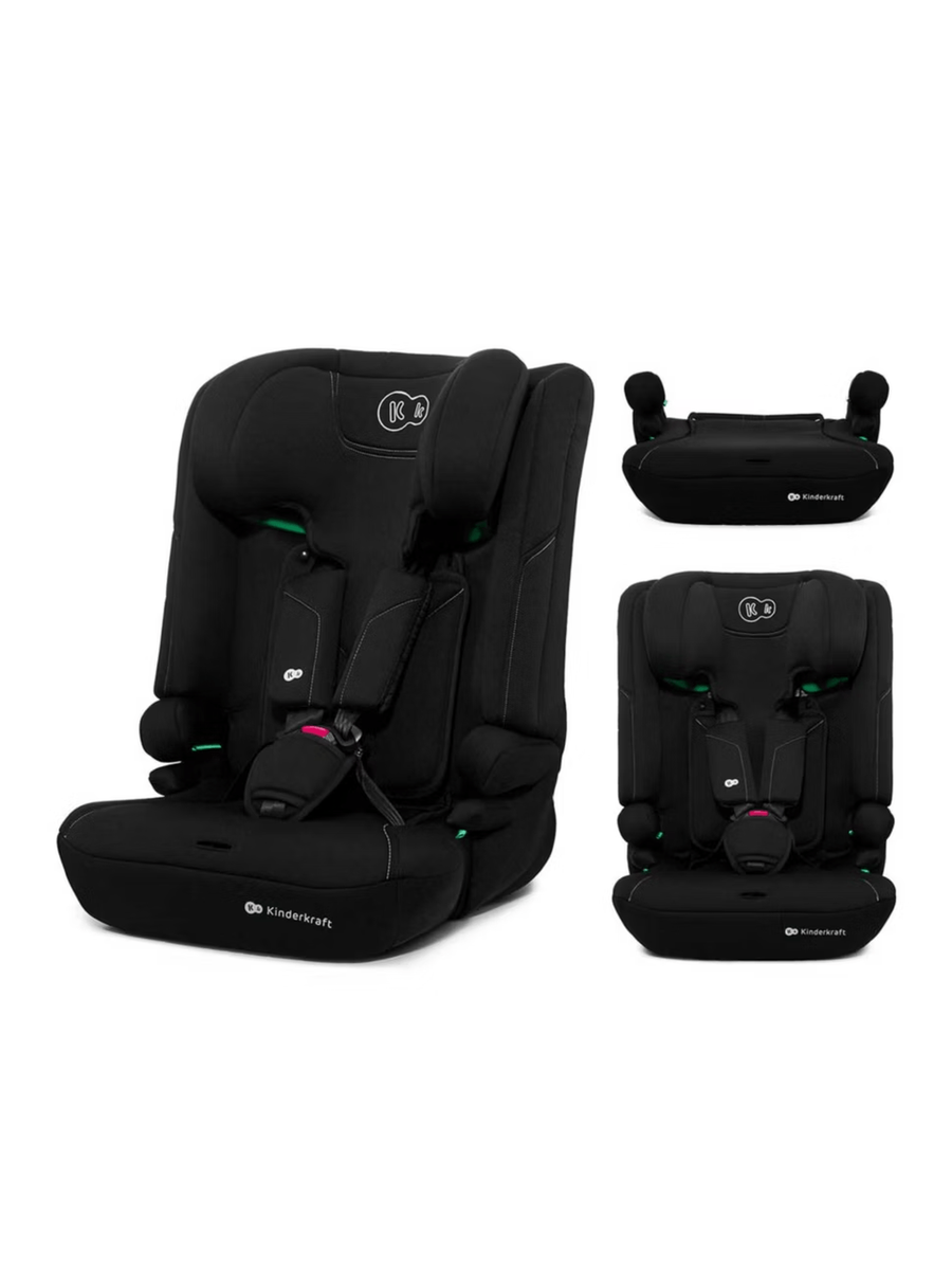 Kinderkraft I-COMFY i-Size Group 1/2/3 Car Seat - Black