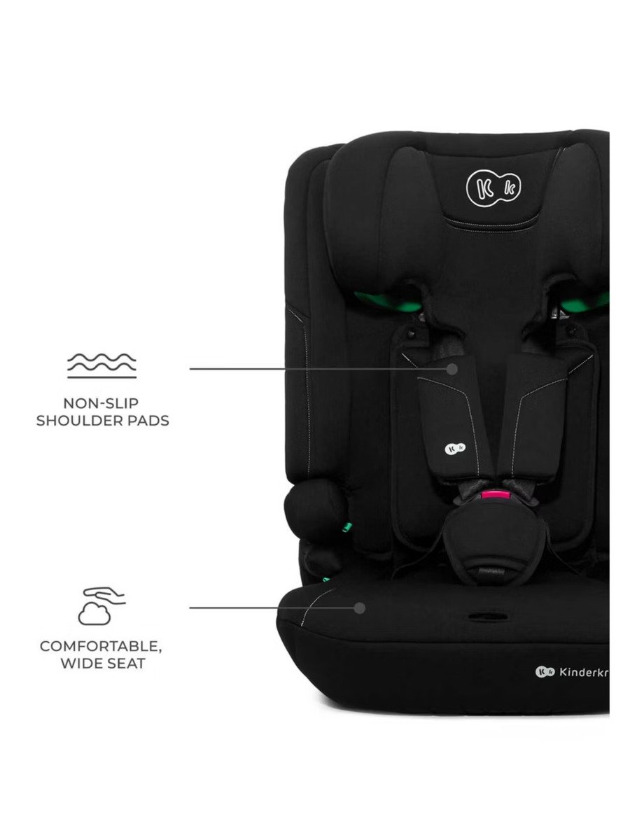 Kinderkraft I-COMFY i-Size Group 1/2/3 Car Seat - Black