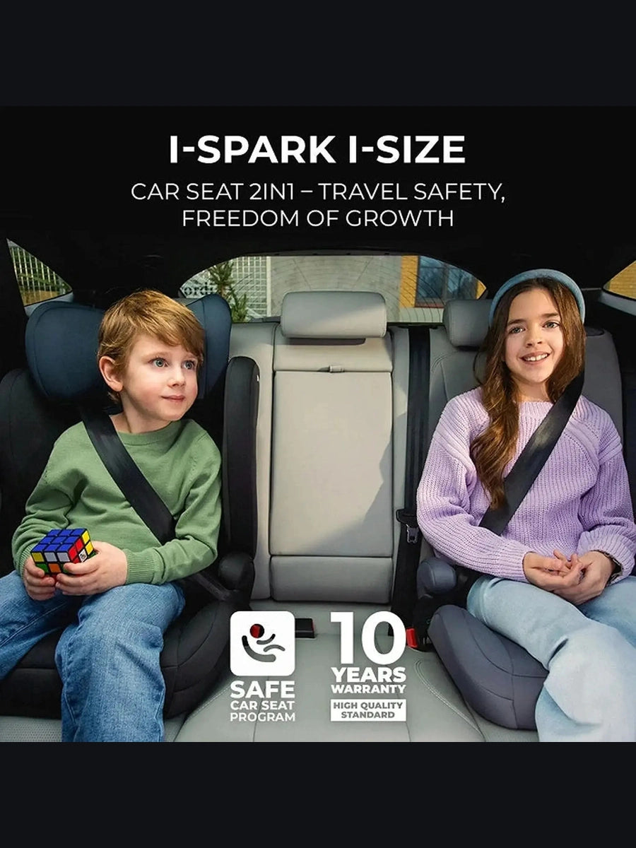 Kinderkraft I-SPARK i-Size Child Adjustable Travel Car Seat 100-150cm Green Kinderkraft Mama's Joy
