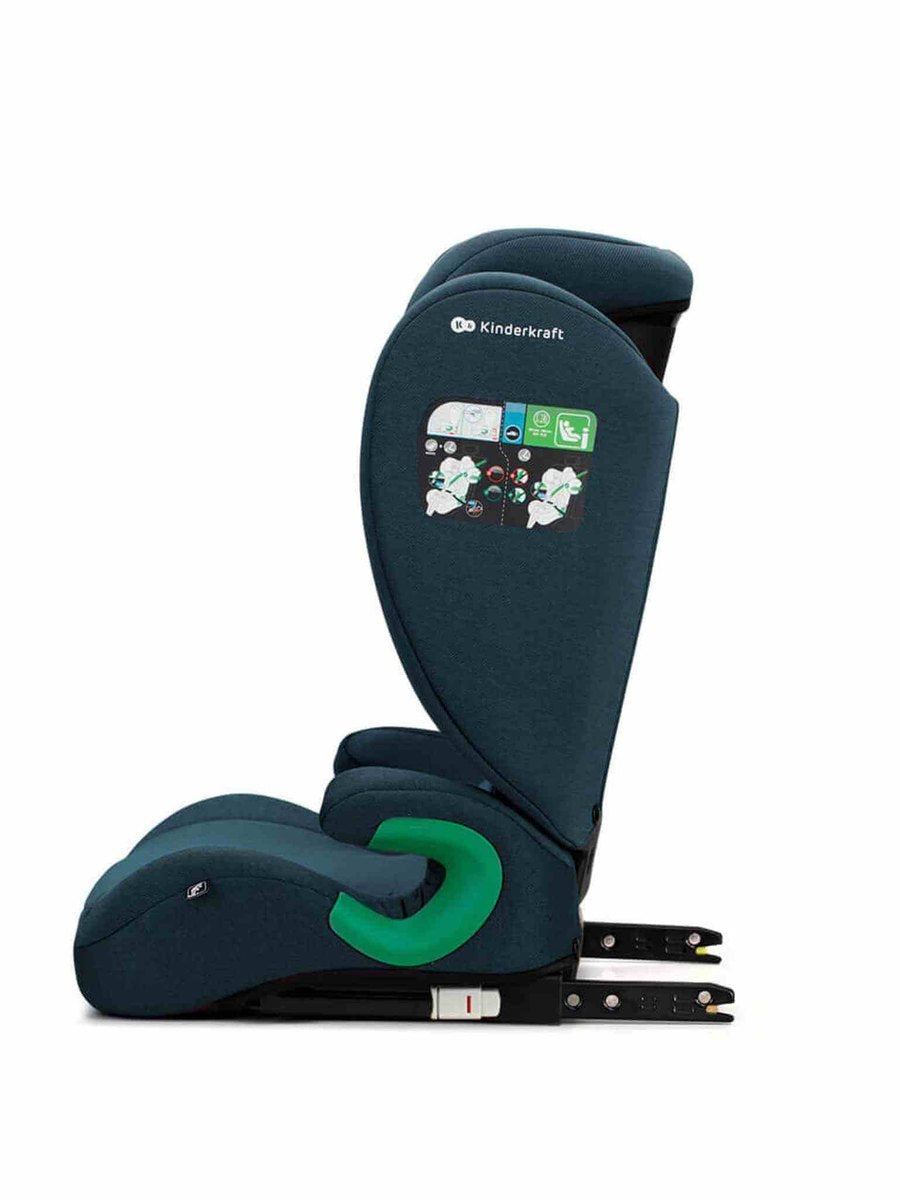 Kinderkraft Junior Fix 2 i-Size Car Booster Child Seat ISOFIX, 3-12Y Harbour Blue Kinderkraft Mama's Joy