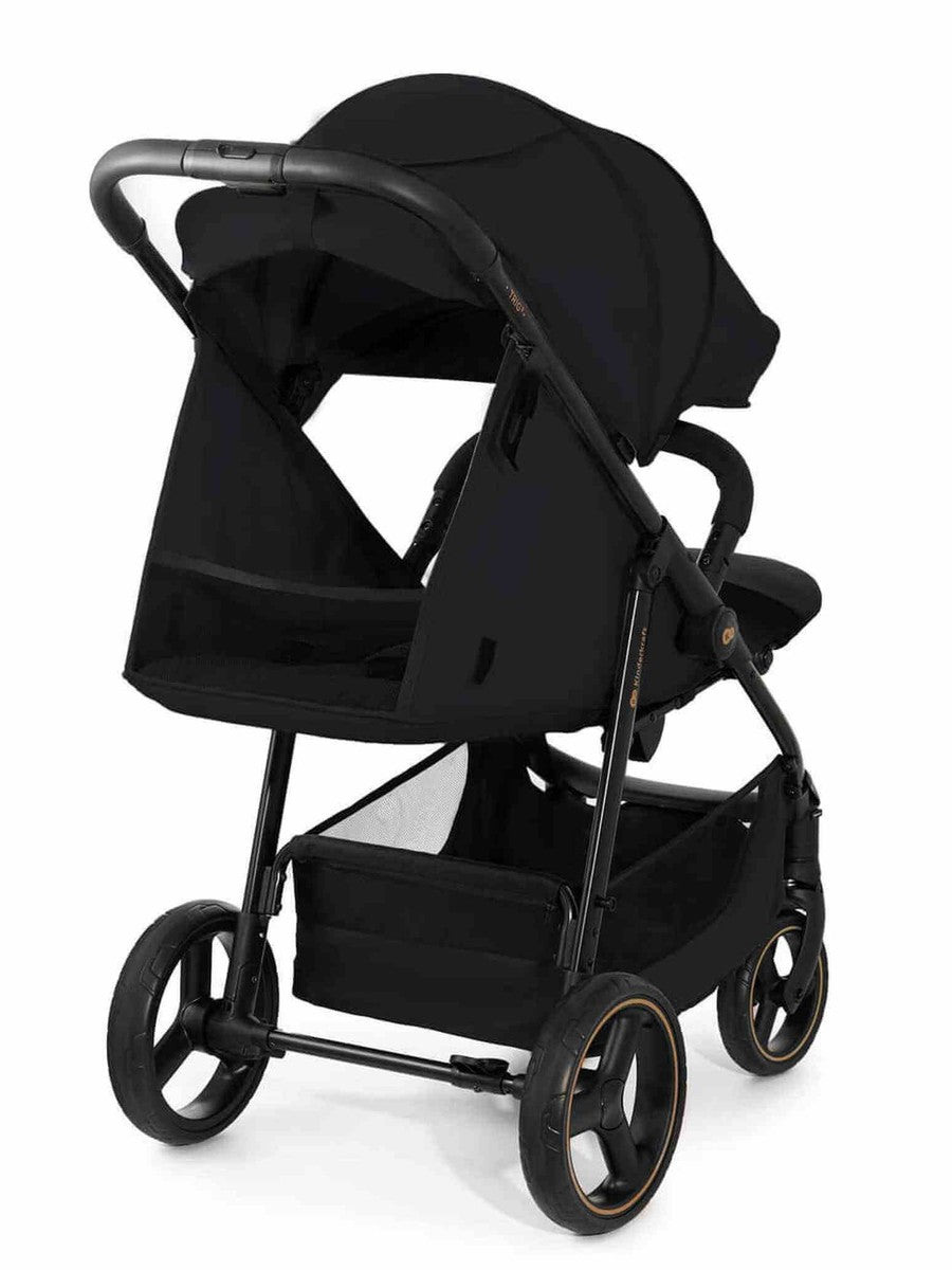 Kinderkraft Trig 3 Lightweight Stroller – One-Hand Fold, Lie-Flat Seat, UPF50+ Hood | Birth to 22kg - Black Kinderkraft Mama's Joy