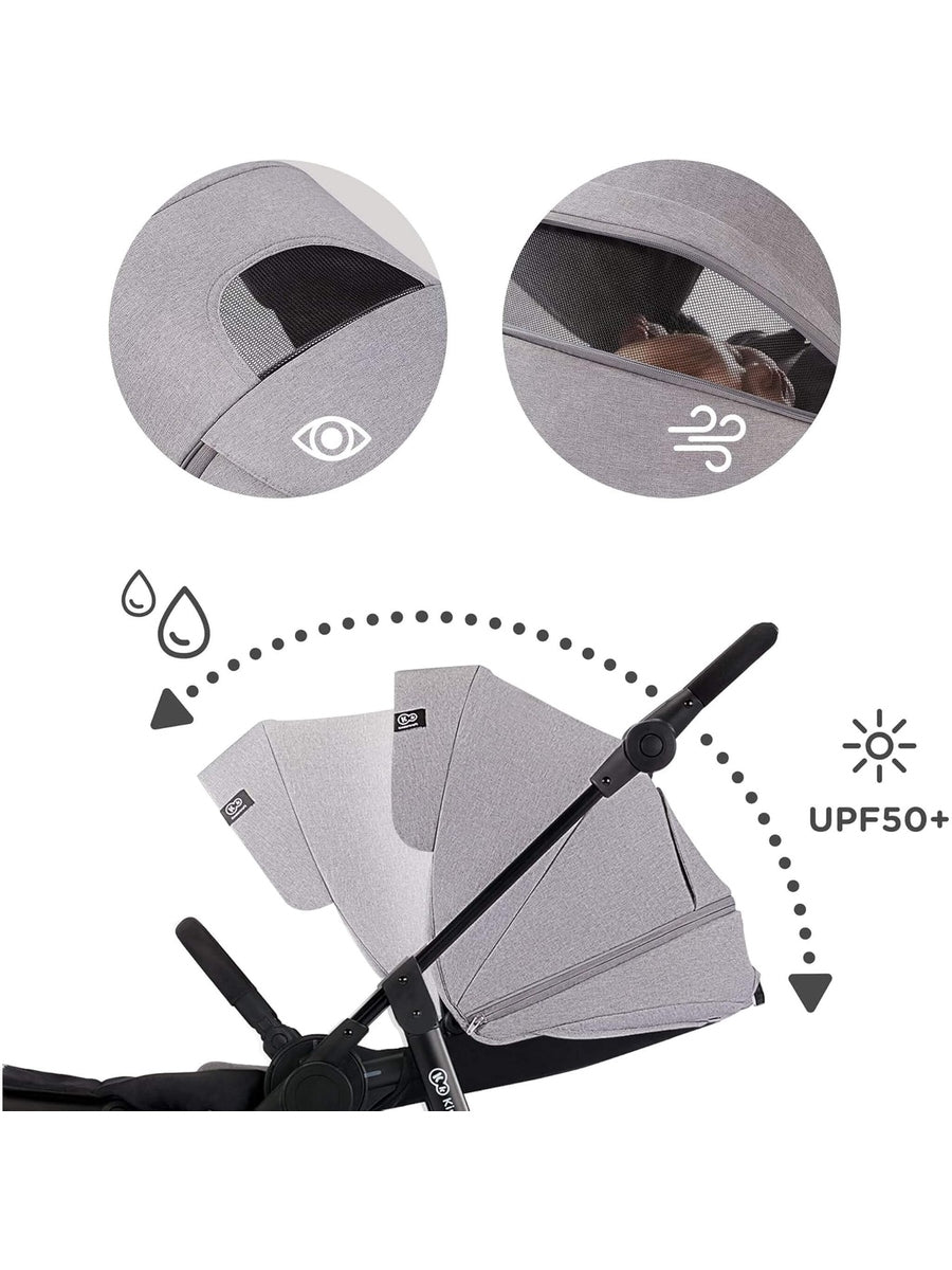 Kinderkraft Vesto Baby Stroller Grey Kinderkraft Mama's Joy