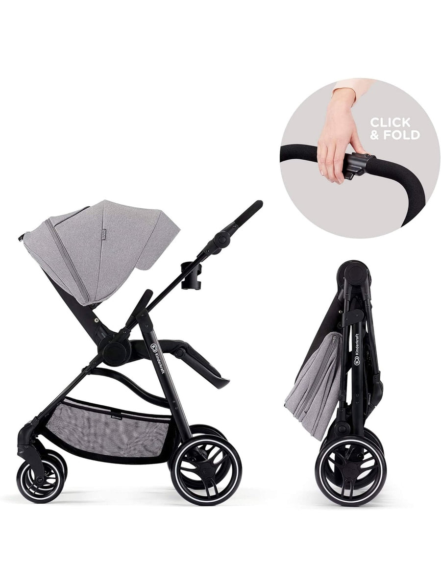 Kinderkraft Vesto Baby Stroller Grey Kinderkraft Mama's Joy