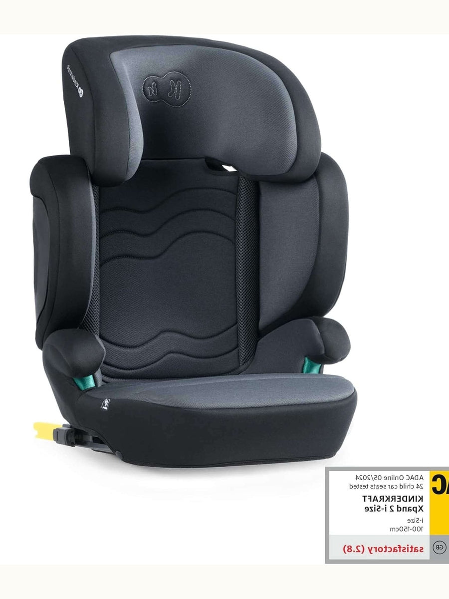 Kinderkraft XPAND2 I-Size 100-150cm Car Seat for Children 3.5 to 12 Years ISOFIX Black Kinderkraft Mama's Joy