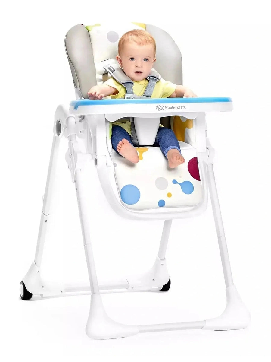 Kinderkraft YUMMY Foldable Baby Toddler Highchair Multicolor Kinderkraft Mama's Joy