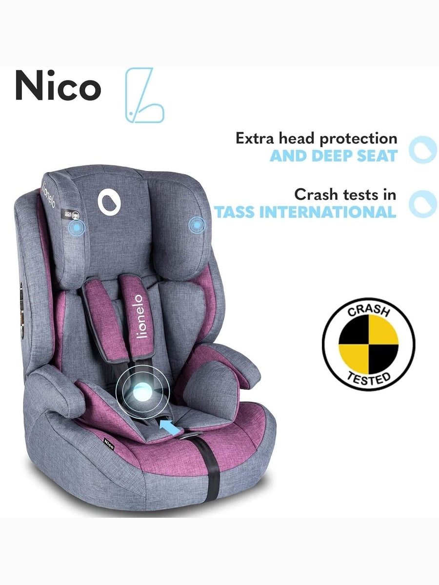 LIONELO Nico Car Seat Group I II III, Advanced Side Protection 5-Point Harness Lionelo Mama's Joy