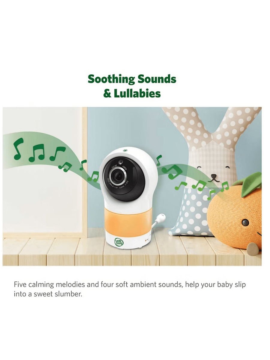 LeapFrog Baby Monitor with Motorized Pan and Tilt Camera – White LF1911HD Leap Frog Mama's Joy