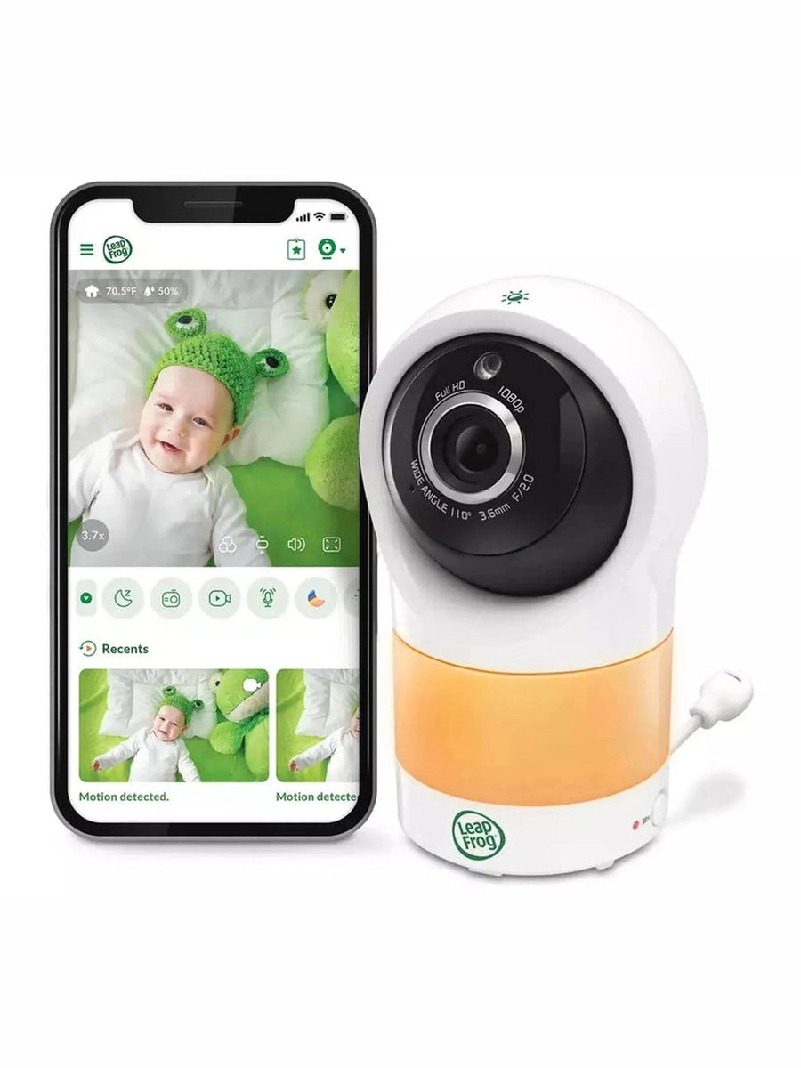 LeapFrog Baby Monitor with Motorized Pan and Tilt Camera – White LF1911HD Leap Frog Mama's Joy