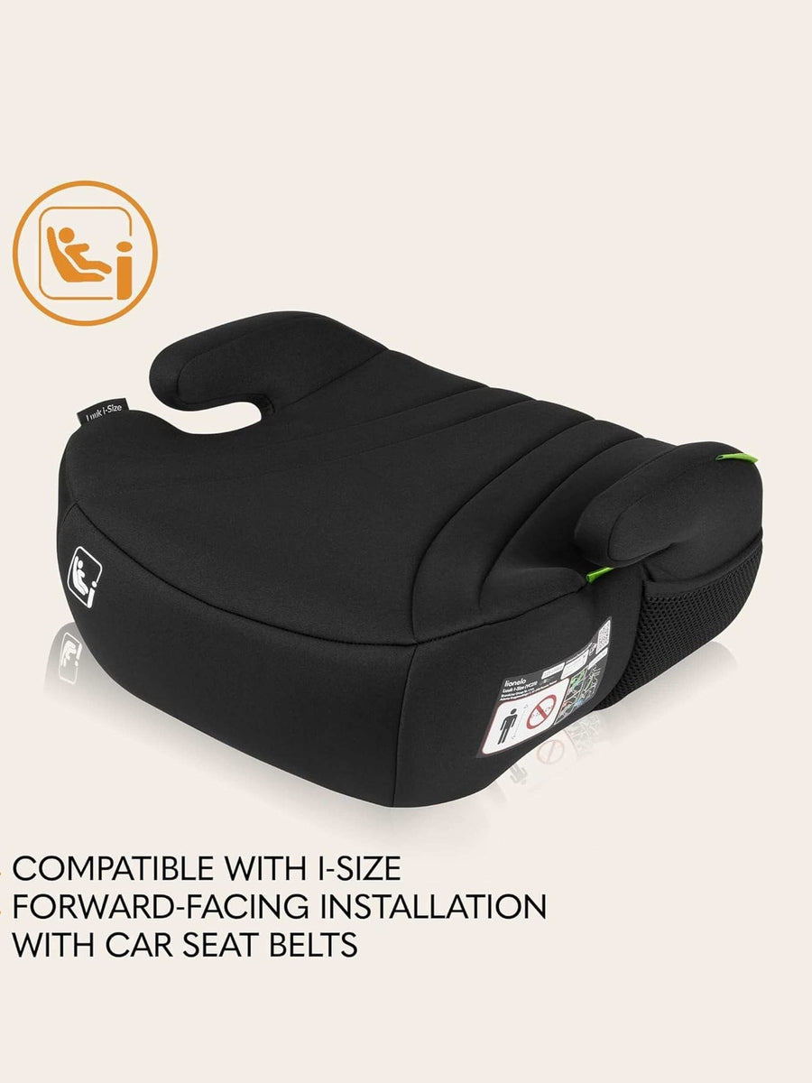 Lionelo Luuk I-Size Booster Car Seat for Kids 22-36kg/125-150cm Black Lionelo Mama's Joy