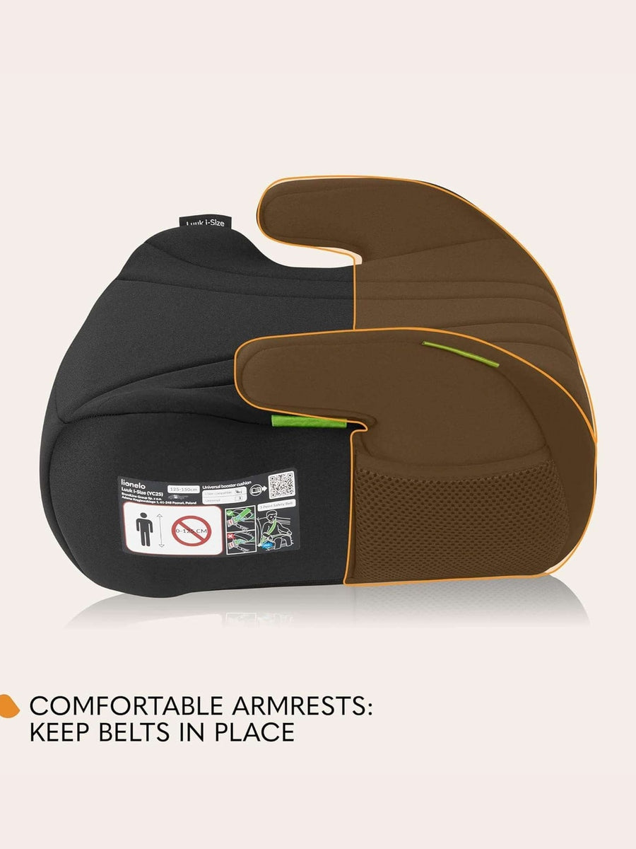 Lionelo Luuk I-Size Booster Car Seat for Kids 22-36kg/125-150cm Black Lionelo Mama's Joy