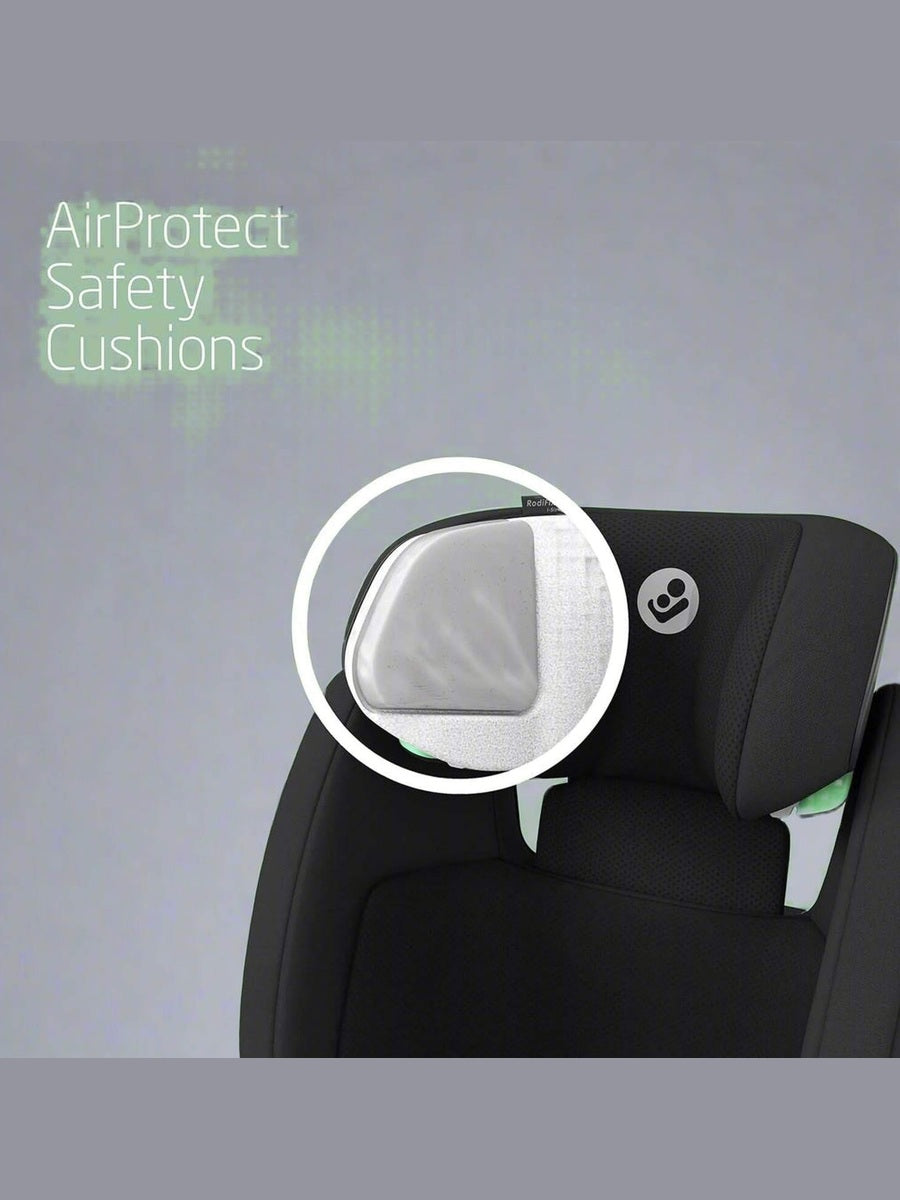 Maxi-Cosi RodiFix S Child Car Seat i-Size Safety ISOFIX, Group 2/3 - Tonal Black Maxi-Cosi Mama's Joy