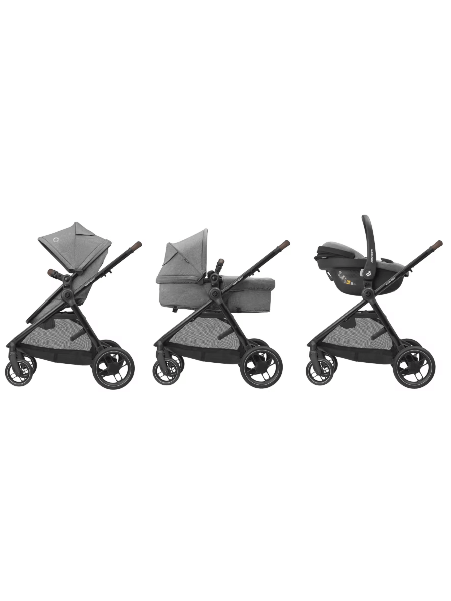 Maxi-Cosi Zelia S Trio 3-in-1 Baby Infant Travel System Foldable Pushchair Grey Maxi-Cosi Mama's Joy