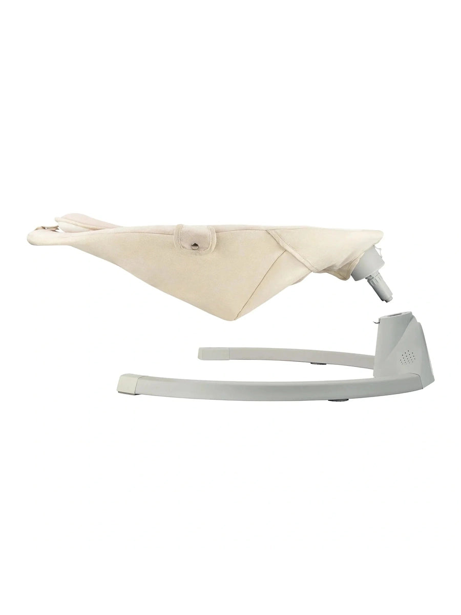 MoMi Kenani Baby Swing – Sand | Electric Rocker with Sounds 0–9kg MoMi Mama's Joy