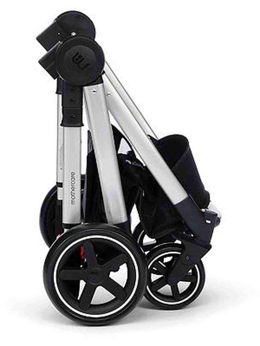 Mothercare 4-Wheel Journey Travel System - Silver/Brushed Chrome Mothercare Mama's Joy