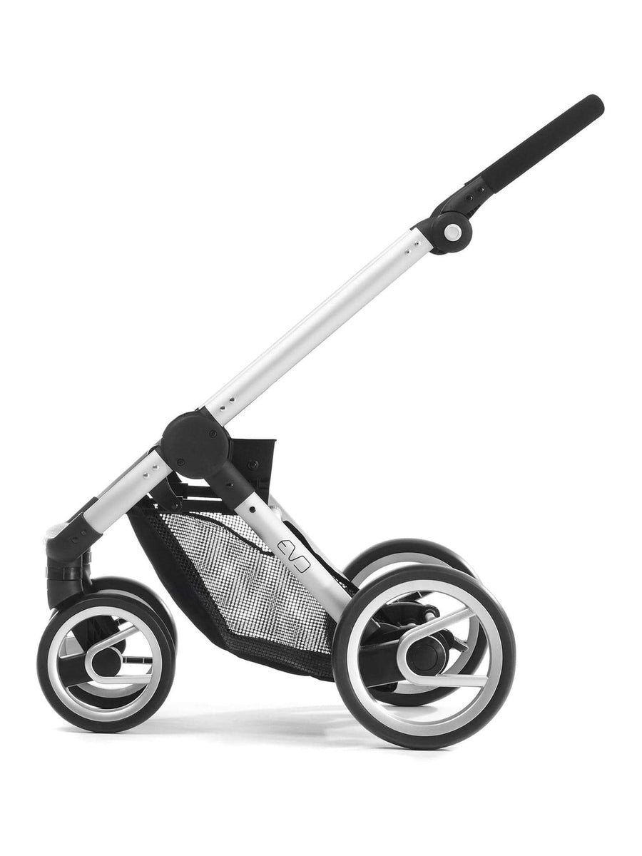 Mutsy Evo Bold Stroller Silver Chassis/ Black Seat Mutsy Mama's Joy