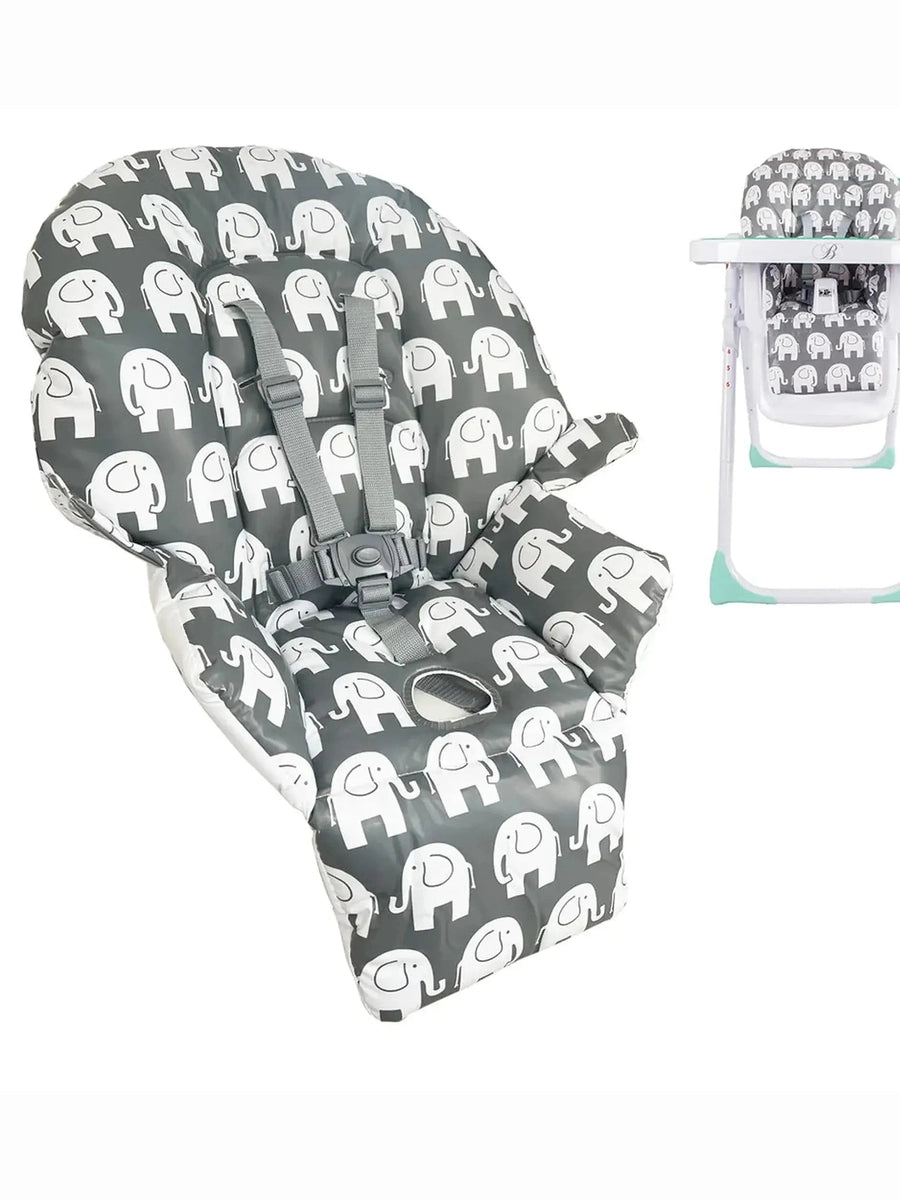 My Babiie MBHC8GE Premium Highchair – Billie Faiers Elephants My Babiie Mama's Joy