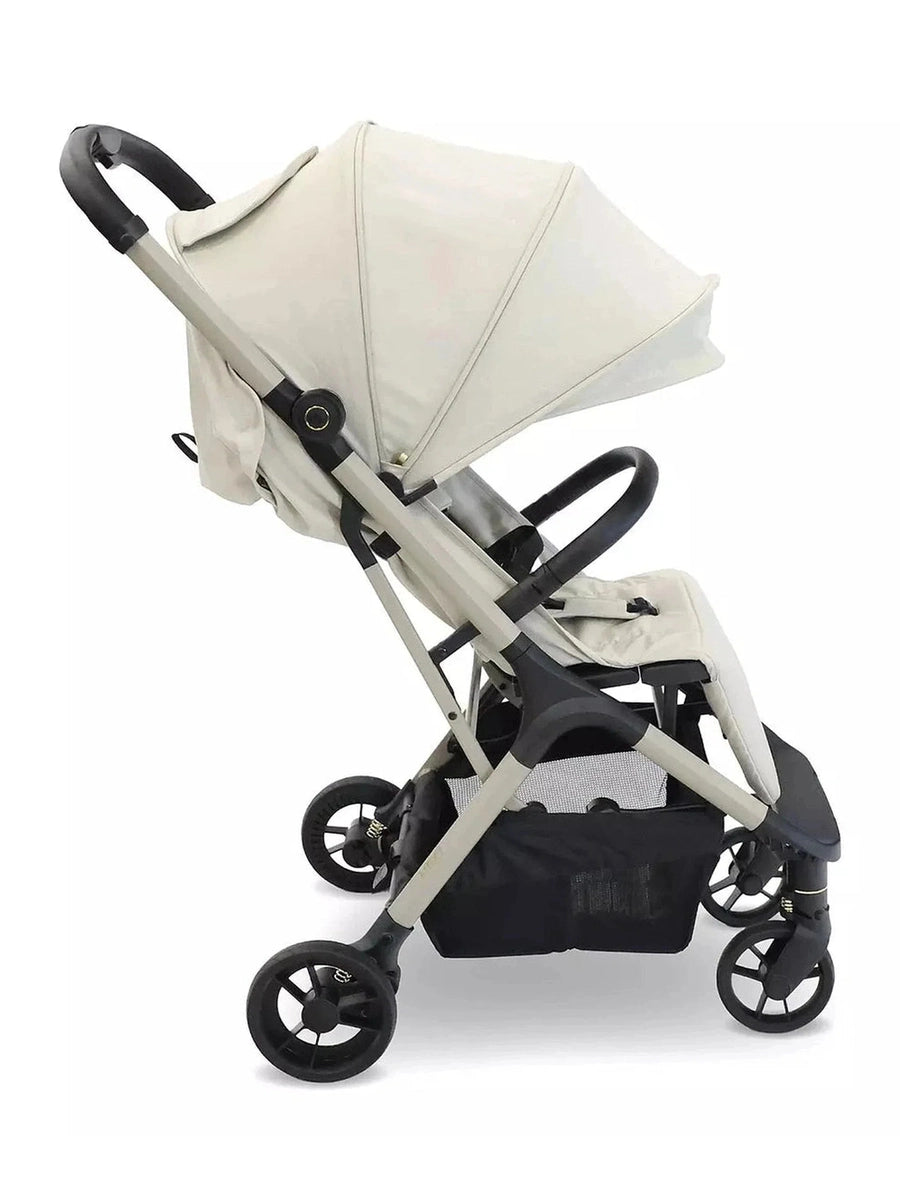 My Babiie MBX7 Ivory Compact Stroller – Lightweight, Auto-Fold, Birth to 22kg My Babiie Mama's Joy