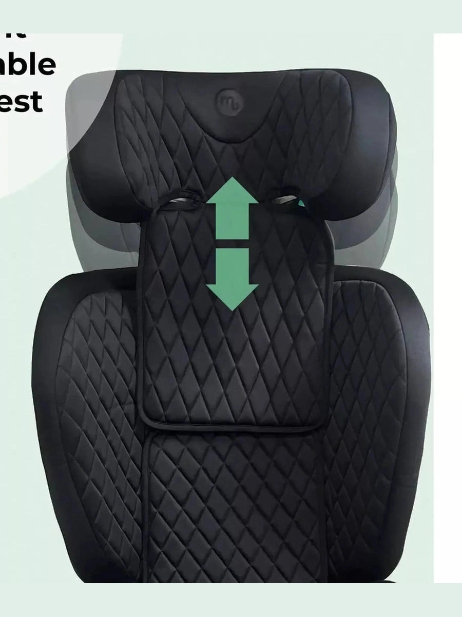 My Babiie i-Size Car Seat 100–150cm | Isofix | From 4 to 12 Years | Quilted Black My Babiie Mama's Joy