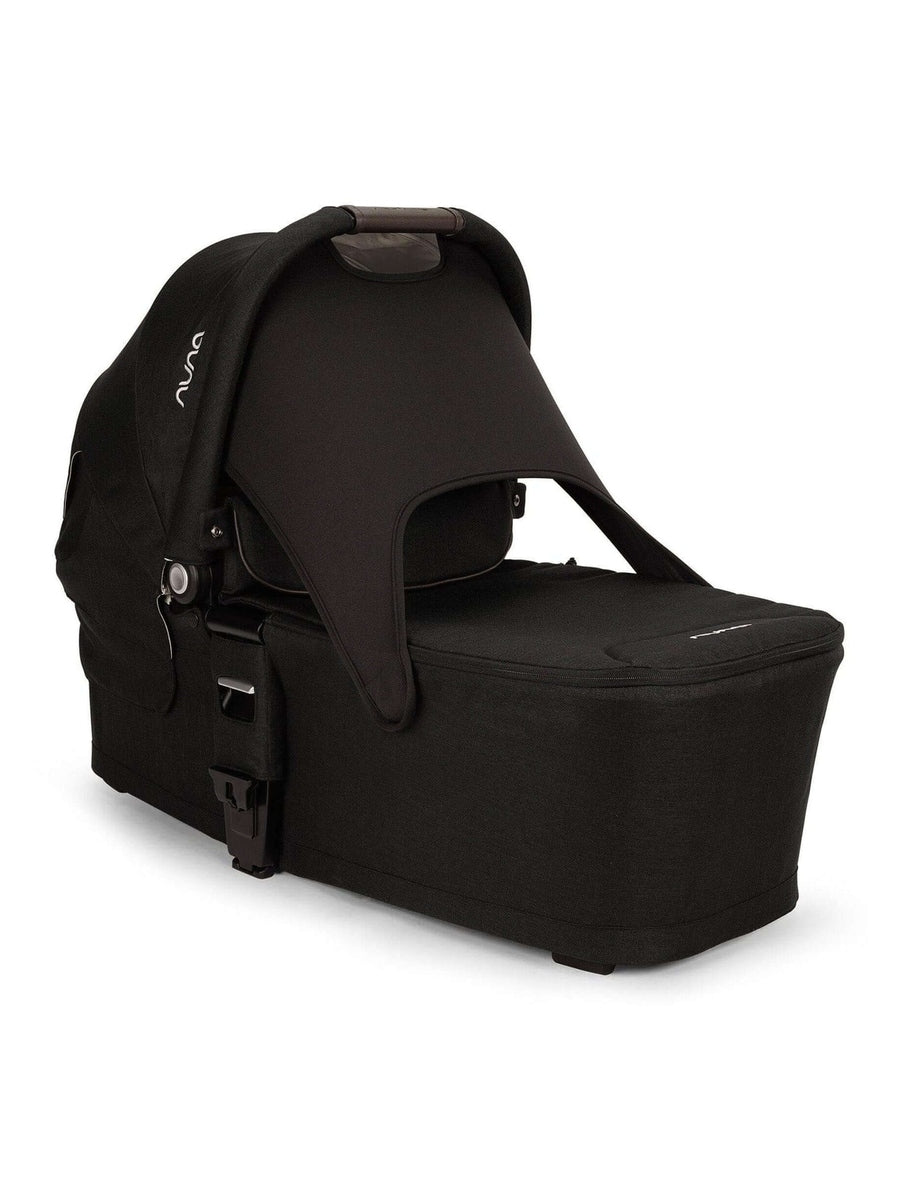 Nuna MIXX Next Series Compact Baby Carry Cot with Soft Mattress Cover - Caviar Black Nuna Mama's Joy