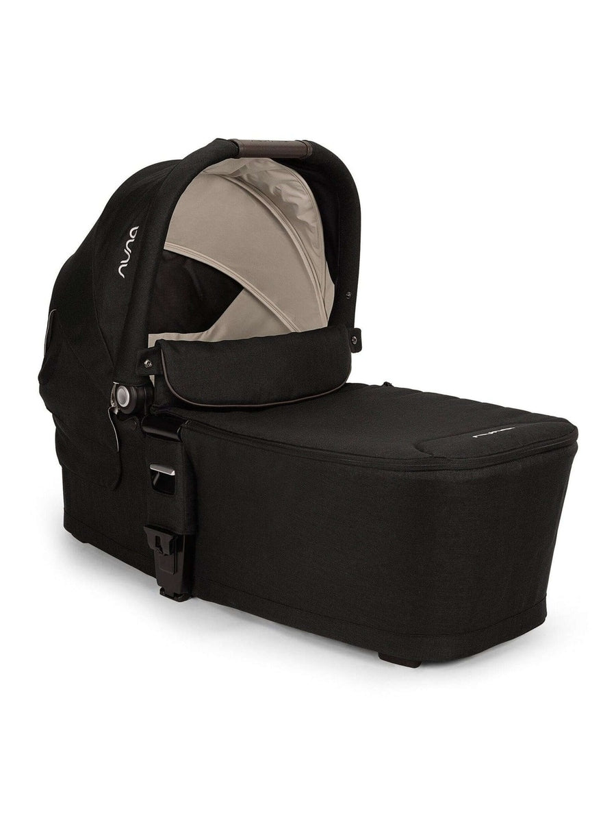 Nuna MIXX Next Series Compact Baby Carry Cot with Soft Mattress Cover - Caviar Black Nuna Mama's Joy