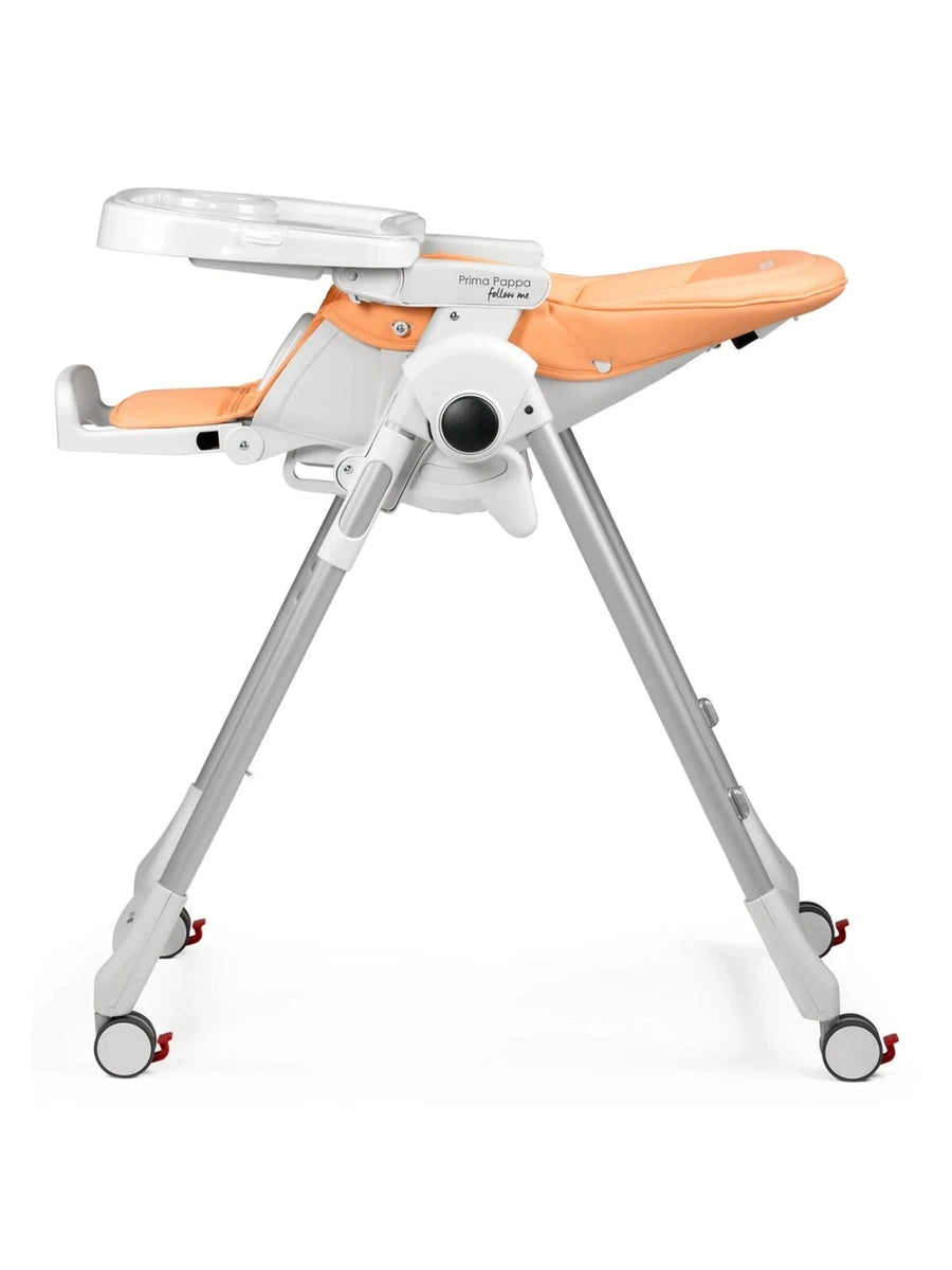 Peg Perego Prima Pappa Follow Me Highchair – Peach Fuzz Peg Perego Mama's Joy