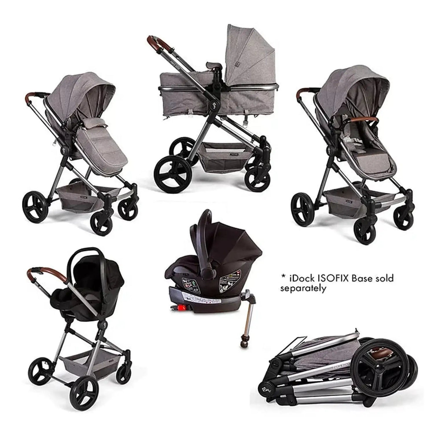 Red Kite Push Me Savanna I 3 in 1 Travel System - Graphite Red Kite Mama's Joy