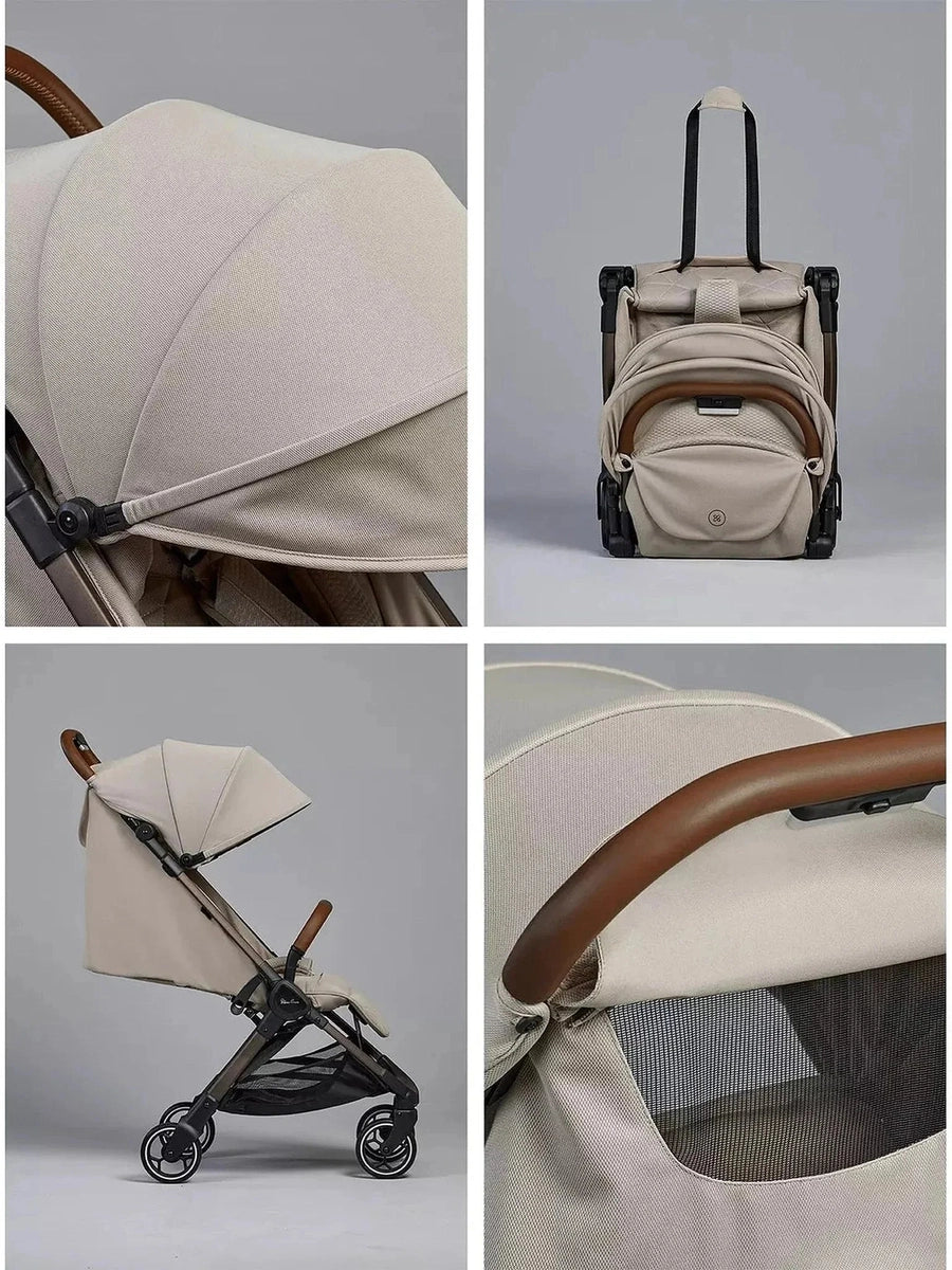 Silver Cross Clic 2 Pushchair with Travel Bag – Latte Silver Cross Mama's Joy