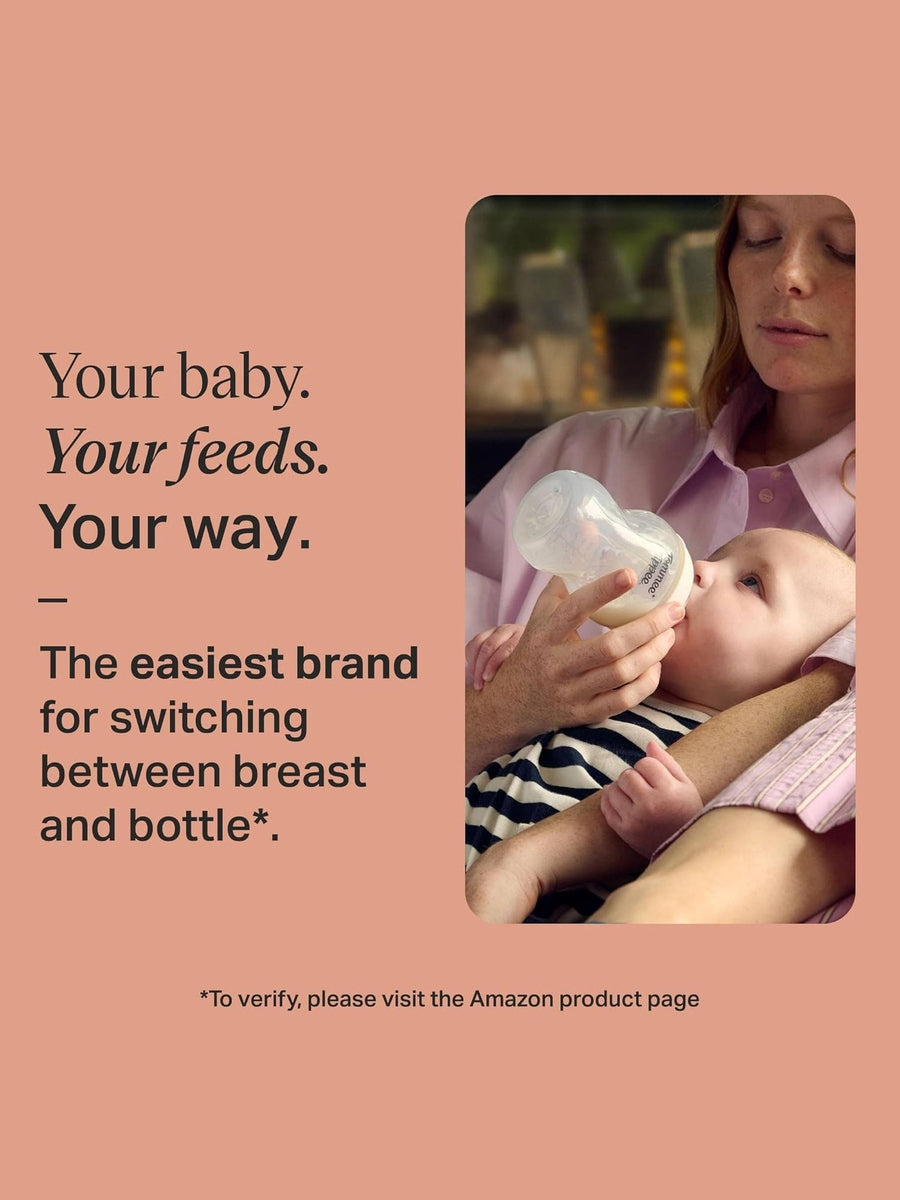 Tommee Tippee Natural Start Anti-Colic Baby Bottles 260ml – 6 Pack with Slow Flow Teats Pond Blue Tommee Tippee Mama's Joy