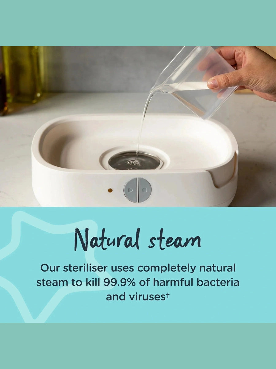 Tommee Tippee White Supersteam Electric Steam Steriliser - White Tommee Tippee Mama's Joy