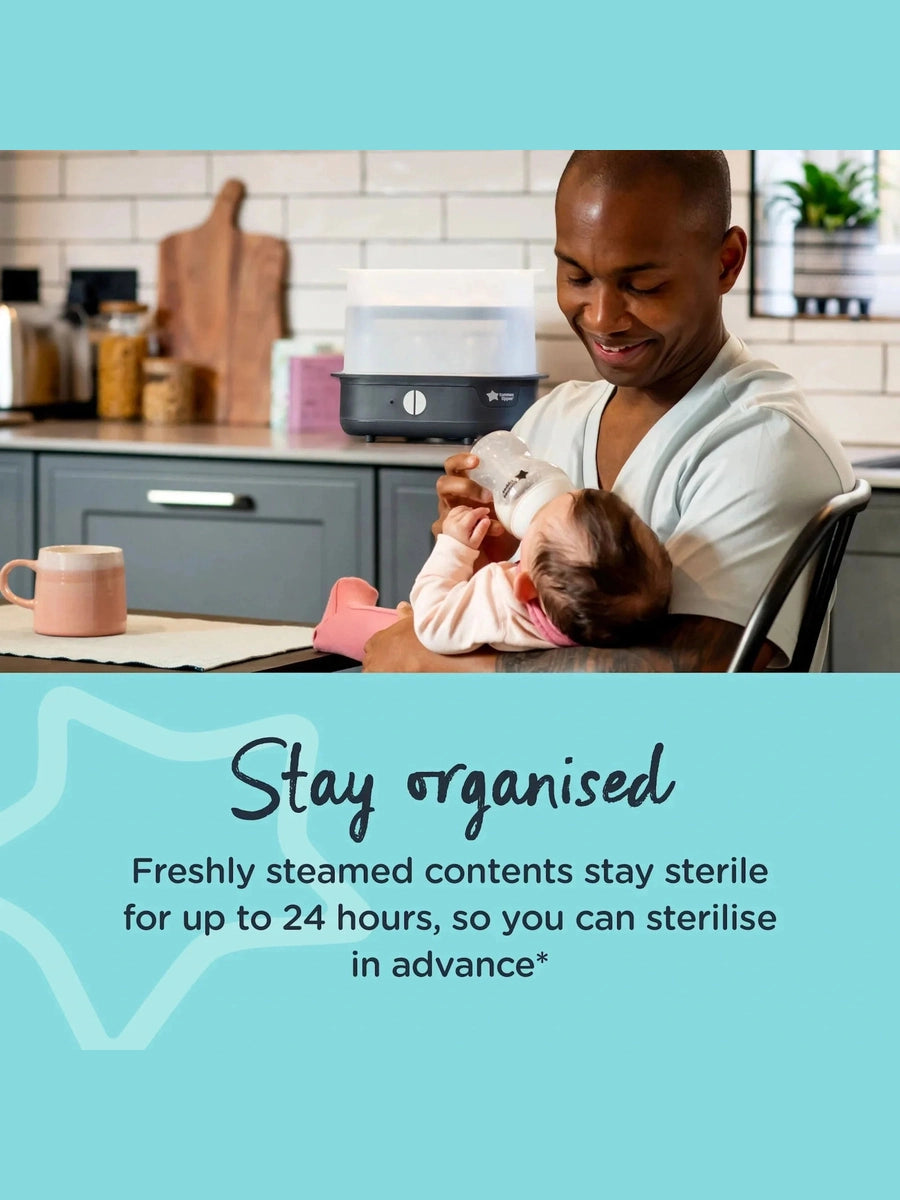 Tommee Tippee White Supersteam Electric Steam Steriliser - White Tommee Tippee Mama's Joy