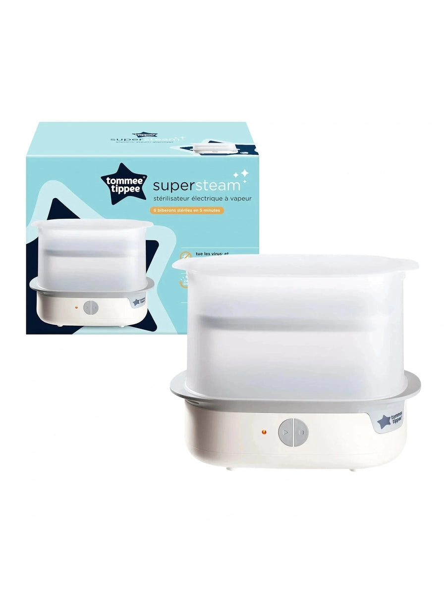 Tommee Tippee White Supersteam Electric Steam Steriliser - White Tommee Tippee Mama's Joy