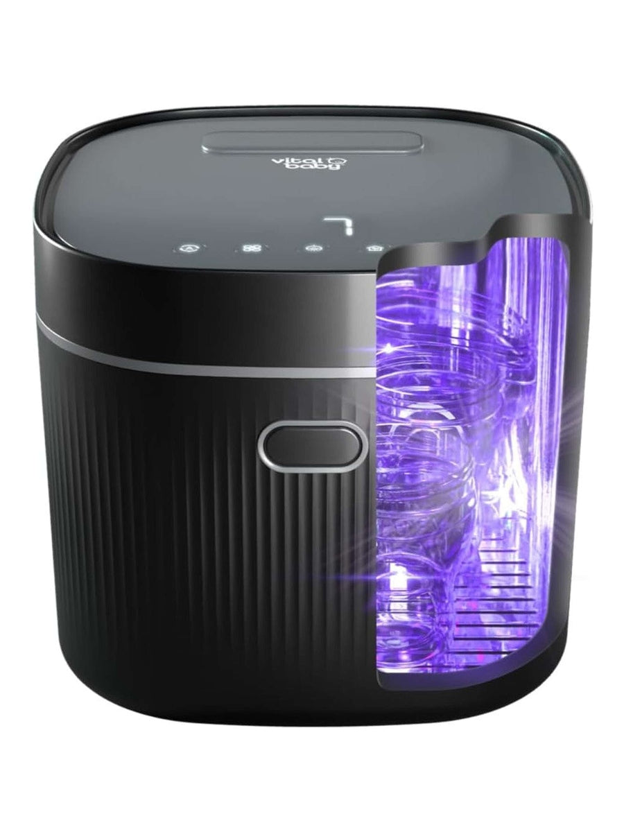 Vital Baby Advanced Pro UV Steriliser & Dryer – 5-Minute UV Sterilisation, HEPA Filter, No Water or Heat