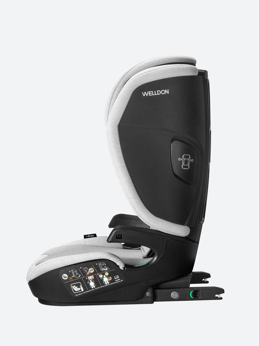 Welldon Cocoon Travel 2 High Back Booster Car Seat – Moonstone Grey Welldon Mama's Joy