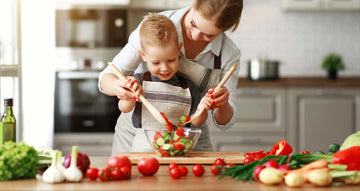 Toddlers involved in Mealtime-Mama's Joy